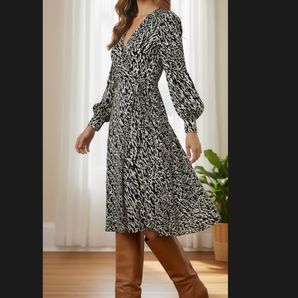 H&M maxi wrap dress
